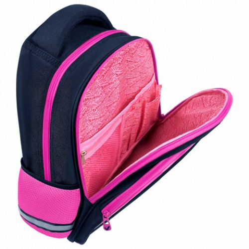 Рюкзак BRAUBERG OPTIMA, 2 отделения, с брелоком, Tiny beauty, 36х27х18 см, 273155