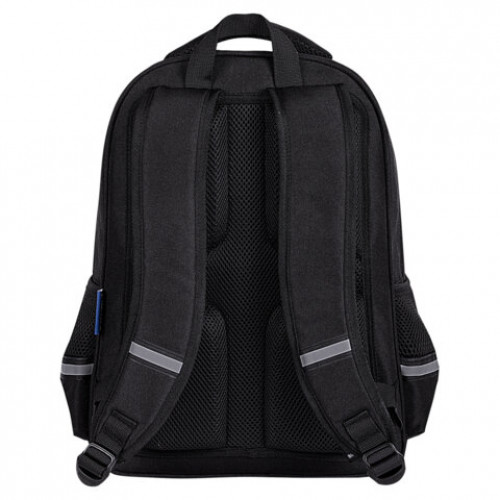 Рюкзак BRAUBERG SOFT, 2 отделения, 3 кармана, Broken glass, СВЕТЯЩИЙСЯ, 40х31х15 см, 274402