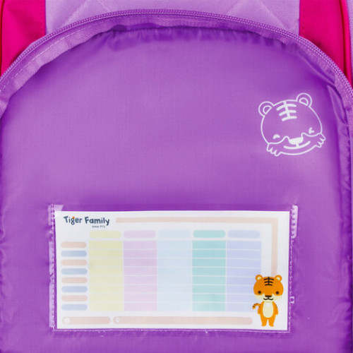 Рюкзак TIGER FAMILY школьный, Rainbow, с ортопедической спинкой, Rainbow Sorbet, 39х31х20 см, 228940, TGRW-011A