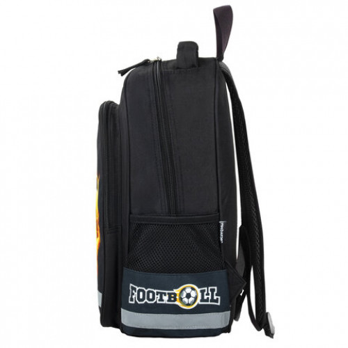 Рюкзак ПИФАГОР SCHOOL для начальной школы, Fire goal, 38x28х14 см, 270658
