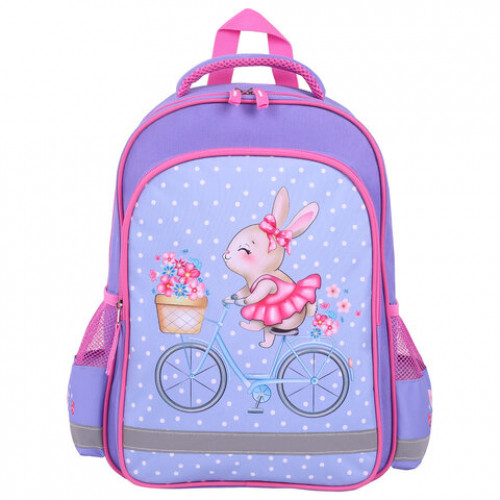 Рюкзак ПИФАГОР SCHOOL, 1 отделение, 3 кармана, Little beauty, 38x28х14 см, 271402