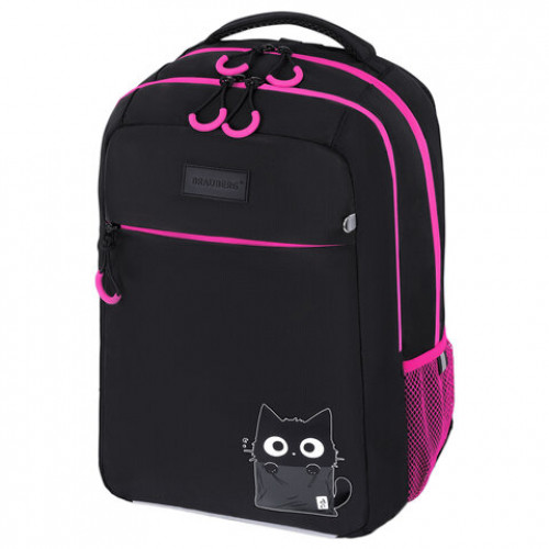 Рюкзак BRAUBERG MAIN, 2 отделения, 3 кармана, Carton kitten, 38х26х17 см, 274398
