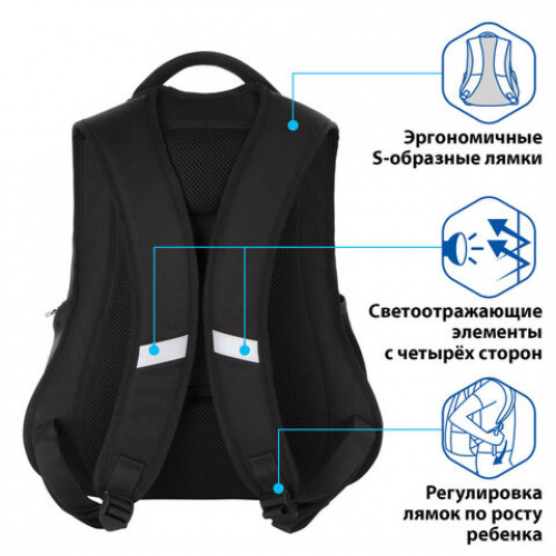 Рюкзак BRAUBERG SPECIAL, Brooklyn, 44х30х13 см, 270672