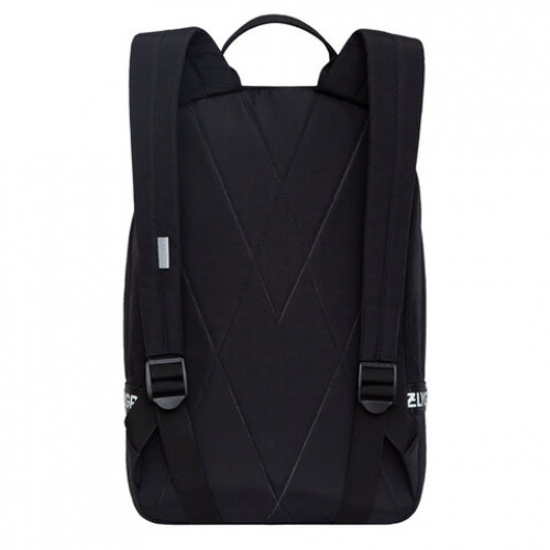 Рюкзак GRIZZLY школьный, укрепл. спинка, отд. д/ноутб до13., д/дев., BLACK,37,5х24х12см,RXL-327-2/1