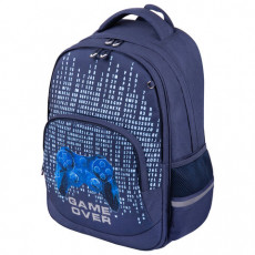 Рюкзак BRAUBERG SOFT, 2 отделения, Game over, 40х31х15 см, 270613