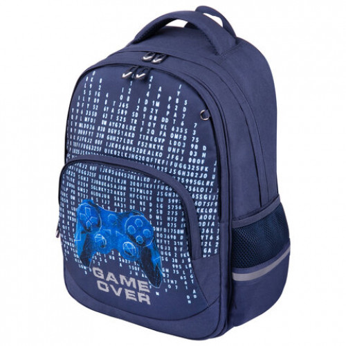 Рюкзак BRAUBERG SOFT, 2 отделения, Game over, 40х31х15 см, 270613
