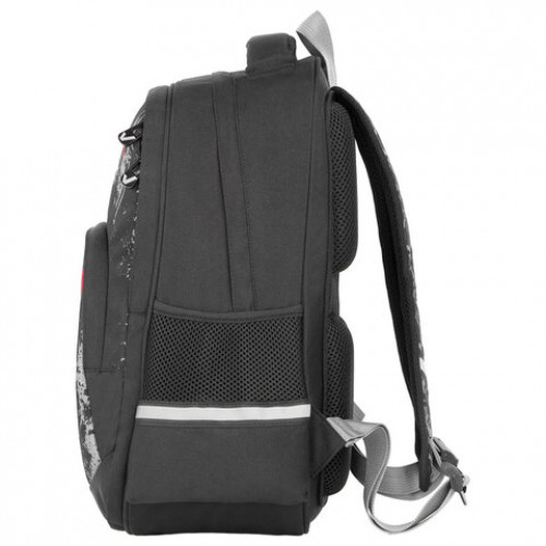 Рюкзак BRAUBERG SOFT, 2 отделения, Freedom, СВЕТЯЩИЙСЯ, 40х31х15 см, 228790