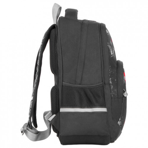 Рюкзак BRAUBERG SOFT, 2 отделения, Freedom, СВЕТЯЩИЙСЯ, 40х31х15 см, 228790
