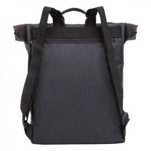 Рюкзак GRIZZLY, карман-антивор, с клапаном, трансформ. объем, ROLLTOP, 42х29х11 см, RQL-315-1/2