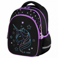 Рюкзак BRAUBERG OPTIMA, 2 отделения, с брелоком, Radiant unicorn, 36х27х18 см, 273157