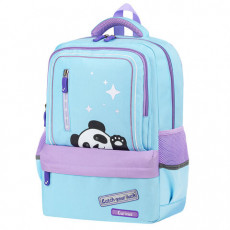 Рюкзак BRAUBERG STAR, Friendly panda, голубой, 40х29х13 см, 270667
