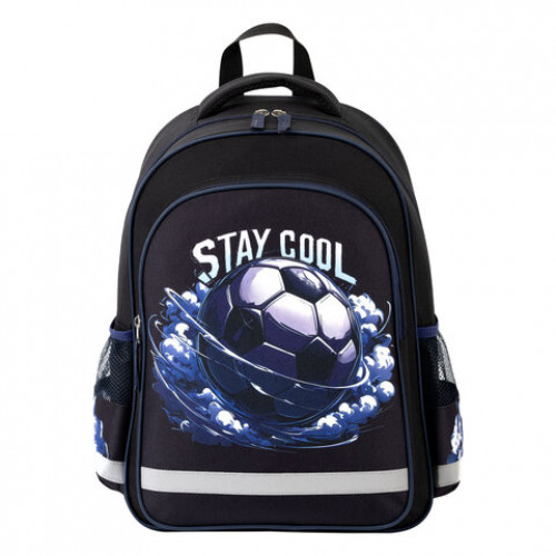 Рюкзак ПИФАГОР SCHOOL, 1 отделение, 3 кармана, Stay cool, 38x28х14 см, 274440
