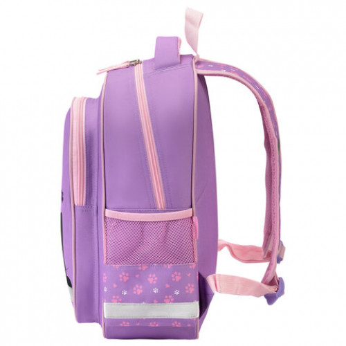 Рюкзак ПИФАГОР SCHOOL, 1 отделение, 3 кармана, Observer cat, 38x28х14 см, 274437