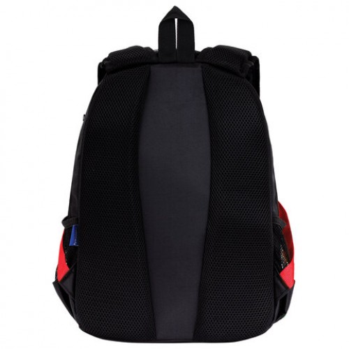 Рюкзак BRAUBERG FORCE, 2 отделения, 5 карманов, Bright red, 39х28х17 см, 273154