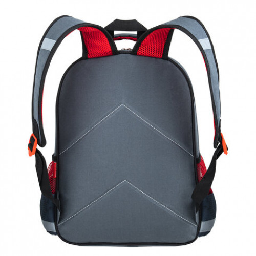 Рюкзак ПИФАГОР SCHOOL для начальной школы, Speed warrior, 38x28х14 см, 270657