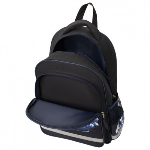 Рюкзак ПИФАГОР SCHOOL, 1 отделение, 3 кармана, Stay cool, 38x28х14 см, 274440