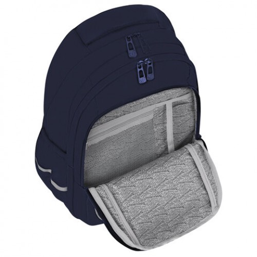 Рюкзак BRAUBERG INTENT, 2 отделения, 4 кармана, Navy blue, 39х27х14 см, 273113