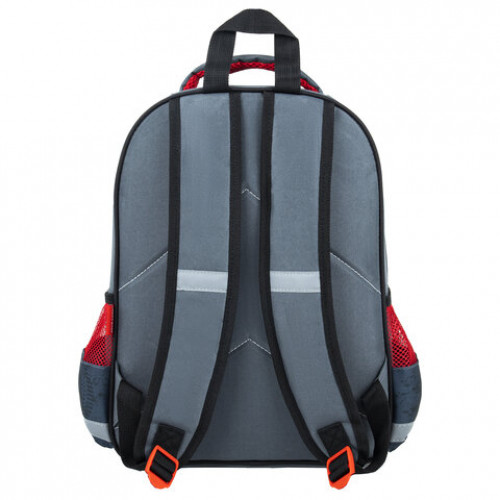 Рюкзак ПИФАГОР SCHOOL для начальной школы, Speed warrior, 38x28х14 см, 270657