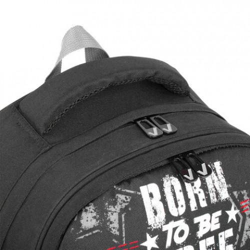 Рюкзак BRAUBERG SOFT, 2 отделения, Freedom, СВЕТЯЩИЙСЯ, 40х31х15 см, 228790
