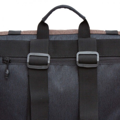 Рюкзак GRIZZLY, карман-антивор, с клапаном, трансформ. объем, ROLLTOP, 42х29х11 см, RQL-315-1/2