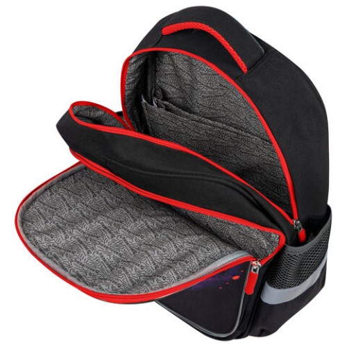 Рюкзак BRAUBERG FAVOUR, 2 отделения, 3 кармана, Moon car, 40х29х15 см, 273123