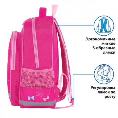 Рюкзак ПИФАГОР SCHOOL для начальной школы, Giraffes, 38х28х14 см, 229992