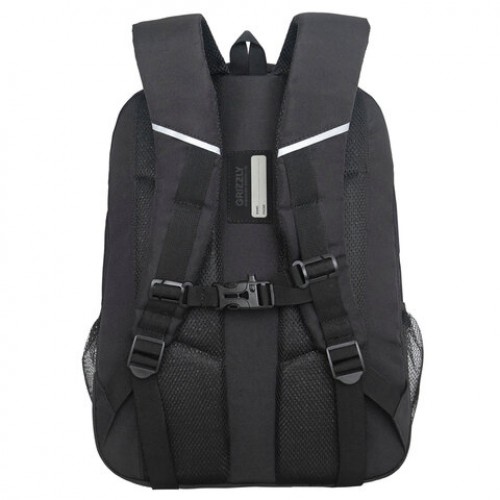 Рюкзак GRIZZLY школьный, анатом. спинка, 2 отделения, д/мальч., BLACK STRIPES, 42х31х22см,RU-532-1/2