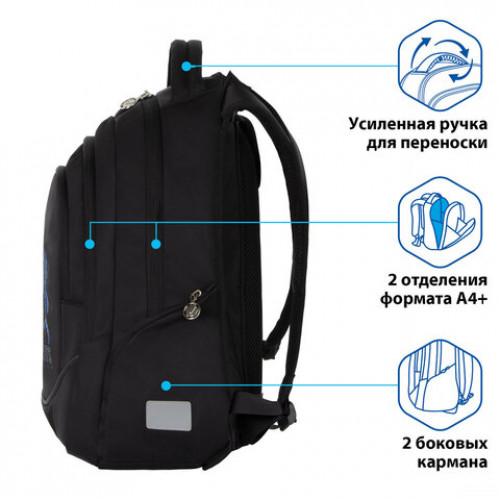 Рюкзак BRAUBERG SPECIAL, Brooklyn, 44х30х13 см, 270672