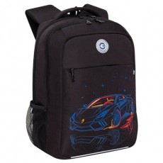 Рюкзак GRIZZLY школьный, анатомическая спинка, 2 отделения, для мальчиков, SMART, 39х26х19 см, RB-556-2/1