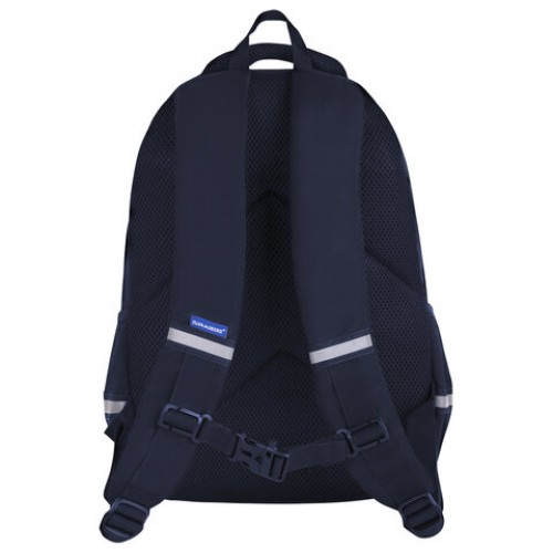 Рюкзак BRAUBERG INTENT, 2 отделения, 4 кармана, Navy blue, 39х27х14 см, 273113