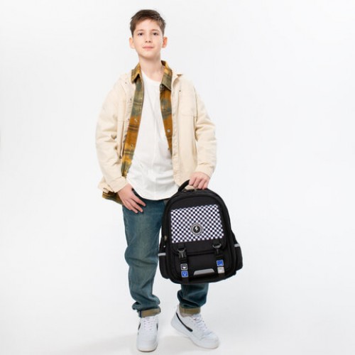Рюкзак BRAUBERG SNAP, 2 отделения, 3 кармана, Stylish checks, 39х28х16 см, 273130