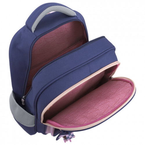 Рюкзак BRAUBERG SNAP, 2 отделения, 3 кармана, Blue paw, 39х28х16 см, 274436