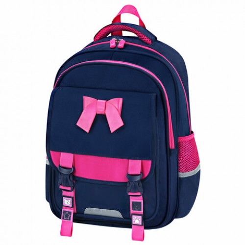 Рюкзак BRAUBERG SNAP, 2 отделения, 3 кармана, Elegant bow, 39х28х16 см, 273129
