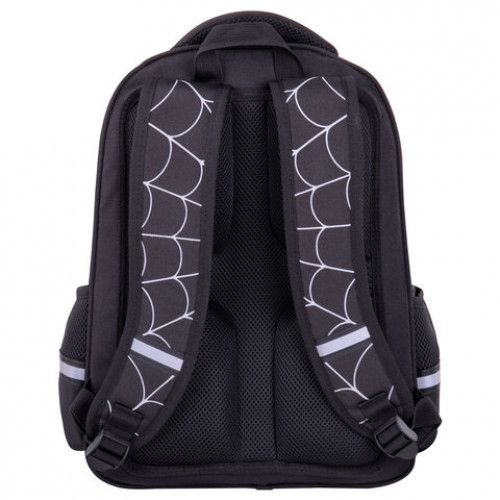 Рюкзак BRAUBERG SOFT, 2 отделения, Dangerous spider, СВЕТЯЩИЙСЯ, 40х31х15 см, 270612