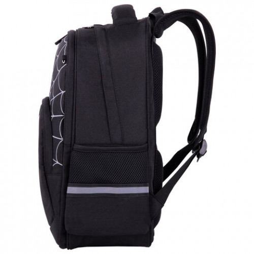 Рюкзак BRAUBERG SOFT, 2 отделения, Dangerous spider, СВЕТЯЩИЙСЯ, 40х31х15 см, 270612