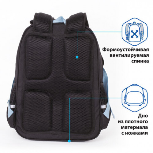 Рюкзак BRAUBERG SOFT, 2 отделения, Extreme, 40х31х15 см, 229920