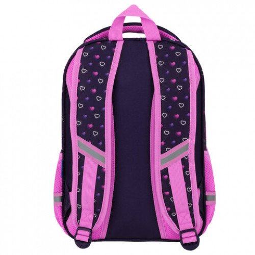 Рюкзак BRAUBERG PROFI, 2 отделения, с брелком, Lonely cat, 36х27х19 см, 274415