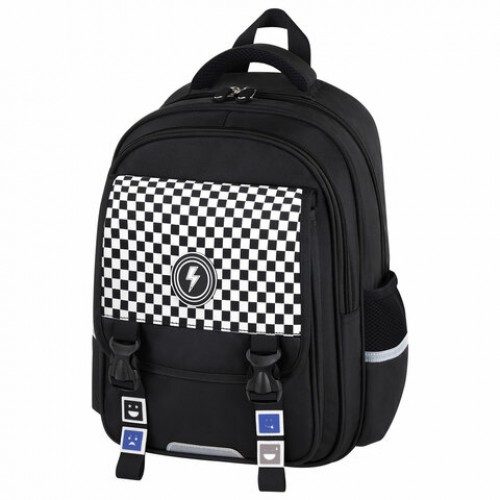 Рюкзак BRAUBERG SNAP, 2 отделения, 3 кармана, Stylish checks, 39х28х16 см, 273130
