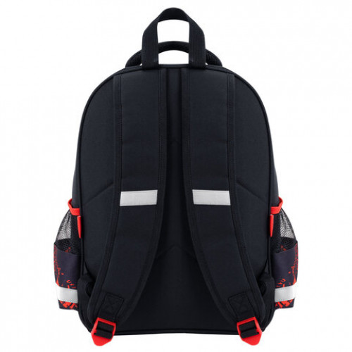 Рюкзак ПИФАГОР SCHOOL, 1 отделение, 3 кармана, Revving car, 38x28х14 см, 274439