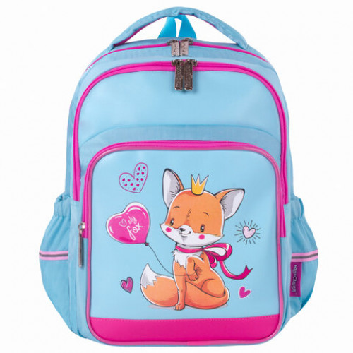 Рюкзак ЮНЛАНДИЯ MILD, 2 отделения, эрго-спинка, Princess fox, 36х28х18 см, 229958