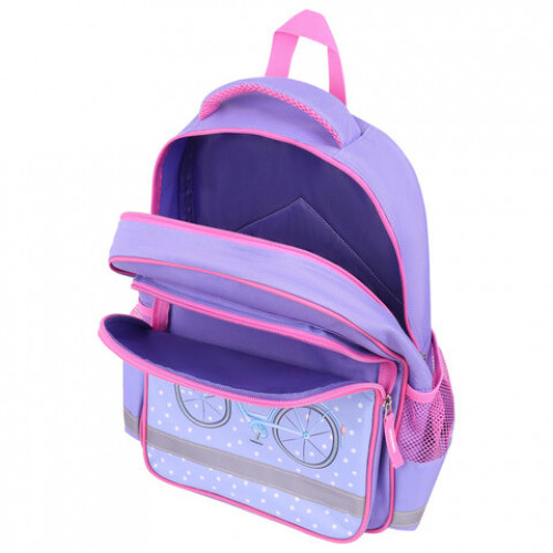 Рюкзак ПИФАГОР SCHOOL, 1 отделение, 3 кармана, Little beauty, 38x28х14 см, 271402