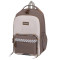 Рюкзак BRAUBERG STYLE, 2 отделения, 4 кармана, Brown checks, коричневый, 40х26х15 см, 274412
