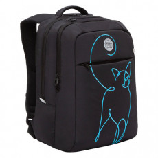 Рюкзак GRIZZLY школьный, анатомическая спинка, 2 отделения, для девочек, NEON CAT, 40х28х16 см, RD-244-3/1 Рюкзак GRIZZLY школьный, анатомическая спинка, 2 отделения, для девочек, NEON CAT, 40х28х16 см, RD-244-3/1