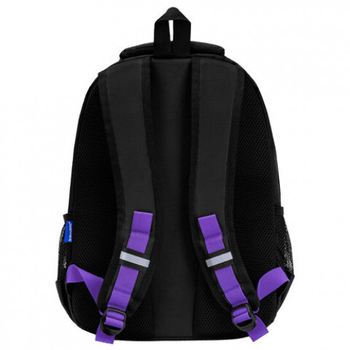 Рюкзак BRAUBERG FORCE, 2 отделения, 5 карманов, Purple bow, 39х28х17 см, 274409