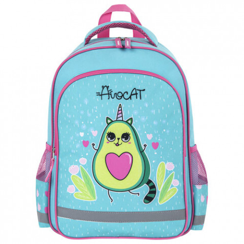 Рюкзак ПИФАГОР SCHOOL для начальной школы, Avocat, 38x28х14 см, 270652
