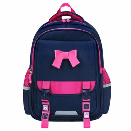 Рюкзак BRAUBERG SNAP, 2 отделения, 3 кармана, Elegant bow, 39х28х16 см, 273129