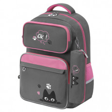 Рюкзак ЮНЛАНДИЯ COMPLETE с пеналом в комплекте, эрго-спинка, Wonder cat, 42х29х14 см, 274431