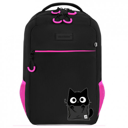 Рюкзак BRAUBERG MAIN, 2 отделения, 3 кармана, Carton kitten, 38х26х17 см, 274398