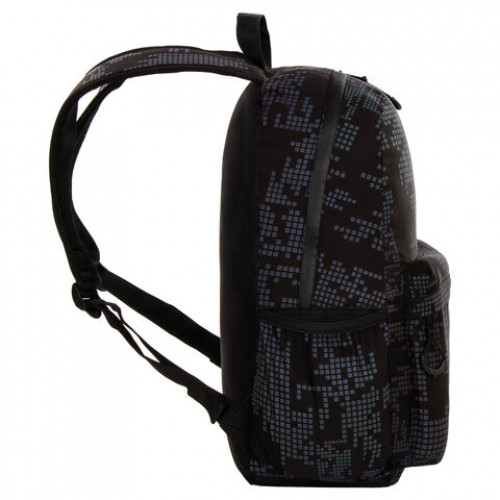 Рюкзак BRAUBERG BRIGHT универсальный, СВЕТЯЩИЙСЯ РИСУНОК, Pixels, 42х31х15 см, 229943