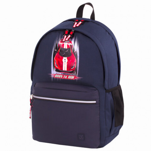 Рюкзак BRAUBERG FASHION CITY, универсальный, Auto, 46х31х15 см, 229968